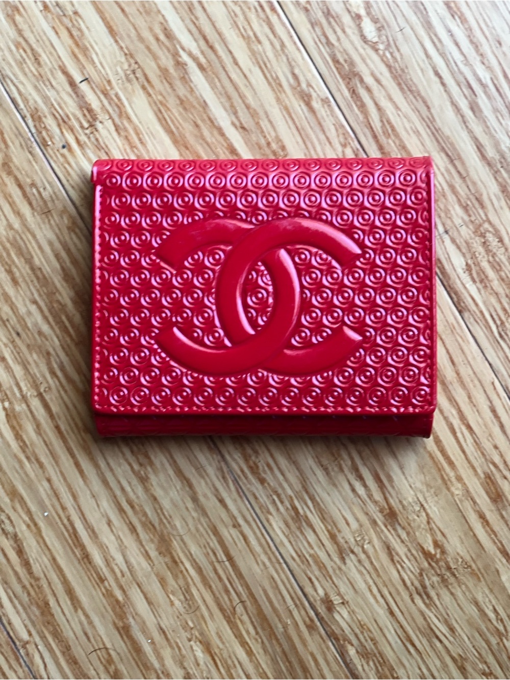 CC LOGO RED WALLET